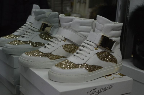 L'ESTROSA SKÓRA SNEAKERSY ZŁOTO KLAMRA PROMOCJA !! L'ESTROSA SKÓRA SNEAKERSY ZŁOTO KLAMRA PROMOCJA !!