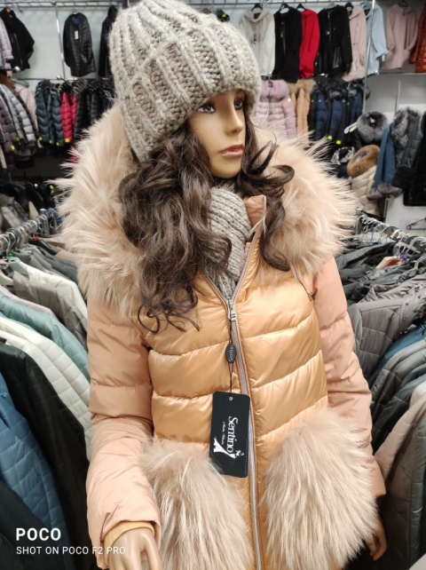 REWELACYJNY PŁASZCZ PUCHOWY PIĘKNY SREBRNY LIS HIT REWELACYJNY PŁASZCZ PUCHOWY PIĘKNY SREBRNY LIS HIT