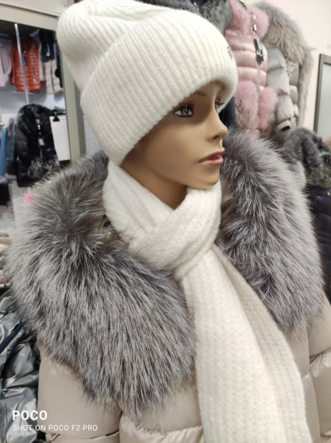 REWELACYJNY PŁASZCZ PUCHOWY PIĘKNY SREBRNY LIS HIT REWELACYJNY PŁASZCZ PUCHOWY PIĘKNY SREBRNY LIS HIT