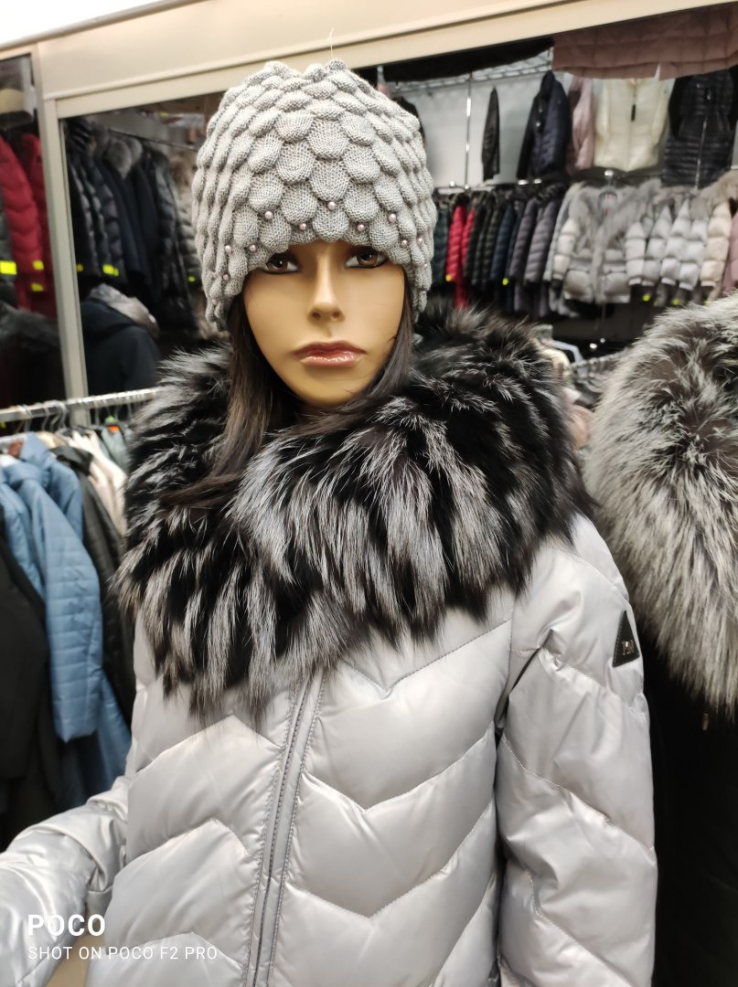 REWELACYJNY PŁASZCZ PUCHOWY PIĘKNY SREBRNY LIS HIT REWELACYJNY PŁASZCZ PUCHOWY PIĘKNY SREBRNY LIS HIT