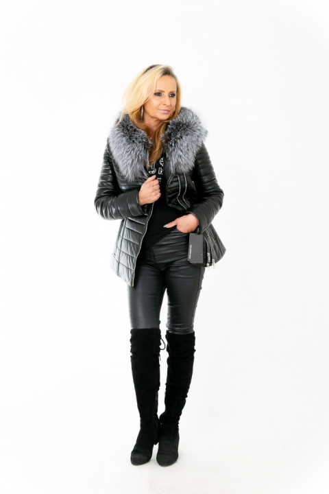 EKSKLUZYWNA KURTKA ZIMOWA PIĘKNY SREBRNY LIS WEŁNA WIELBŁĄDZIA PLUS SIZE (DUŻE ROZMIARY) EKSKLUZYWNA KURTKA ZIMOWA PIĘKNY SREBRNY LIS WEŁNA WIELBŁĄDZIA PLUS SIZE (DUŻE ROZMIARY)