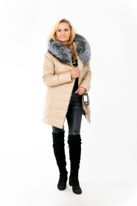 EKSKLUZYWNA KURTKA PŁASZCZ ZIMOWY PIĘKNY SREBRNY LIS WEŁNA WIELBŁĄDZIA PLUS SIZE (DUŻE ROZMIARY) EKSKLUZYWNA KURTKA PŁASZCZ ZIMOWY PIĘKNY SREBRNY LIS WEŁNA WIELBŁĄDZIA PLUS SIZE (DUŻE ROZMIARY)