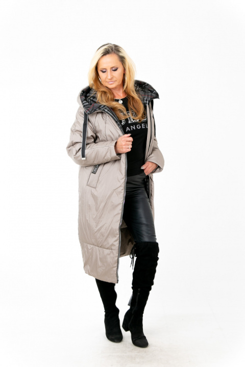 ELEGANCKI MODNY PŁASZCZ ZIMOWY PLUS SIZE (DUŻE ROZMIARY) ELEGANCKI MODNY PŁASZCZ ZIMOWY PLUS SIZE (DUŻE ROZMIARY)