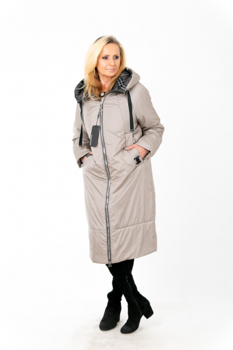 ELEGANCKI MODNY PŁASZCZ ZIMOWY PLUS SIZE (DUŻE ROZMIARY) ELEGANCKI MODNY PŁASZCZ ZIMOWY PLUS SIZE (DUŻE ROZMIARY)