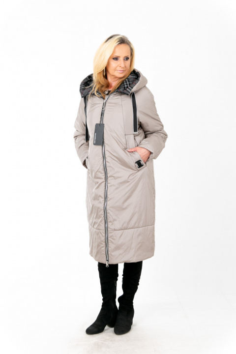 ELEGANCKI MODNY PŁASZCZ ZIMOWY PLUS SIZE (DUŻE ROZMIARY) ELEGANCKI MODNY PŁASZCZ ZIMOWY PLUS SIZE (DUŻE ROZMIARY)