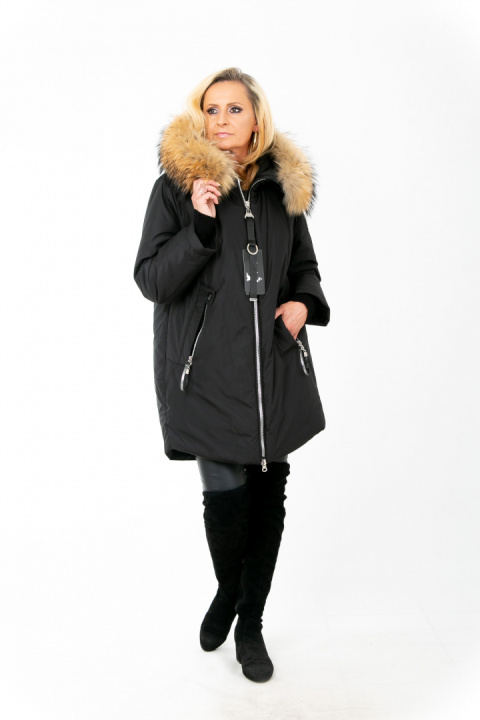 ELEGANCKI PŁASZCZ KURTKA ZIMOWA PIĘKNY NATURALNY JENOT PLUS SIZE (DUŻE ROZMIARY) ELEGANCKI PŁASZCZ KURTKA ZIMOWA PIĘKNY NATURALNY JENOT PLUS SIZE (DUŻE ROZMIARY)