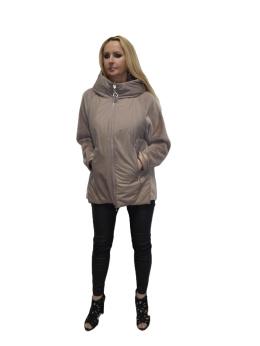 EFEKTOWNA DWUSTRONNA PIĘKNA KURTKA WIOSNA LATO JESIEŃ JAKOŚĆ PREMIUM SZYK ELEGANCJA PLUS SIZE (DUŻE ROZMIARY)