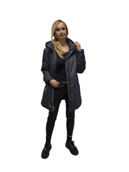 EFEKTOWNA PIĘKNA KURTKA Z ODPINANYM KAPTUREM WIOSNA LATO JESIEŃ JAKOŚĆ PREMIUM SZYK ELEGANCJA PLUS SIZE (DUŻE ROZMIARY)