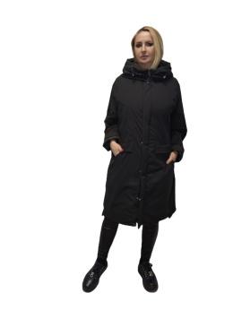 EFEKTOWNY PIĘKNY PŁASZCZ PARKA WIOSNA LATO JESIEŃ JAKOŚĆ PREMIUM SZYK ELEGANCJA PLUS SIZE (DUŻE ROZMIARY)