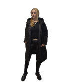 EFEKTOWNY PIĘKNY PŁASZCZ PARKA WIOSNA LATO JESIEŃ JAKOŚĆ PREMIUM SZYK ELEGANCJA PLUS SIZE (DUŻE ROZMIARY)