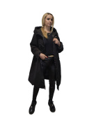 EFEKTOWNY PIĘKNY PŁASZCZ PARKA WIOSNA LATO JESIEŃ JAKOŚĆ PREMIUM SZYK ELEGANCJA PLUS SIZE (DUŻE ROZMIARY)