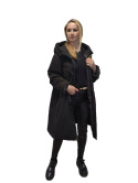 EFEKTOWNY PIĘKNY PŁASZCZ PARKA WIOSNA LATO JESIEŃ JAKOŚĆ PREMIUM SZYK ELEGANCJA PLUS SIZE (DUŻE ROZMIARY)