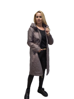 EFEKTOWNY PIĘKNY PŁASZCZ WIOSNA JESIEŃ JAKOŚĆ PREMIUM SZYK ELEGANCJA PLUS SIZE (DUŻE ROZMIARY)
