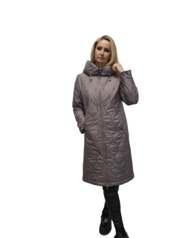 EFEKTOWNY PIĘKNY PŁASZCZ WIOSNA JESIEŃ JAKOŚĆ PREMIUM SZYK ELEGANCJA PLUS SIZE (DUŻE ROZMIARY)