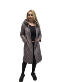 EFEKTOWNY PIĘKNY PŁASZCZ WIOSNA JESIEŃ JAKOŚĆ PREMIUM SZYK ELEGANCJA PLUS SIZE (DUŻE ROZMIARY)